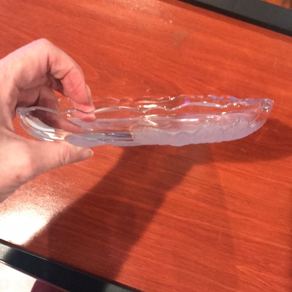 Glass Tray with Roses - Picture 3 of 10
